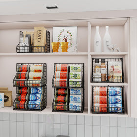 JKsmart versatile kitchen organizer works on shelves, countertops, or walls