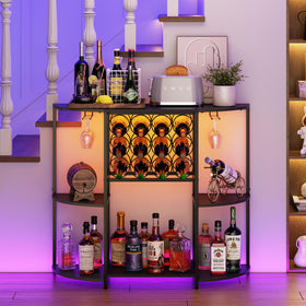 JKsmart wine bar cabinet easy-to-follow assembly guide for setup