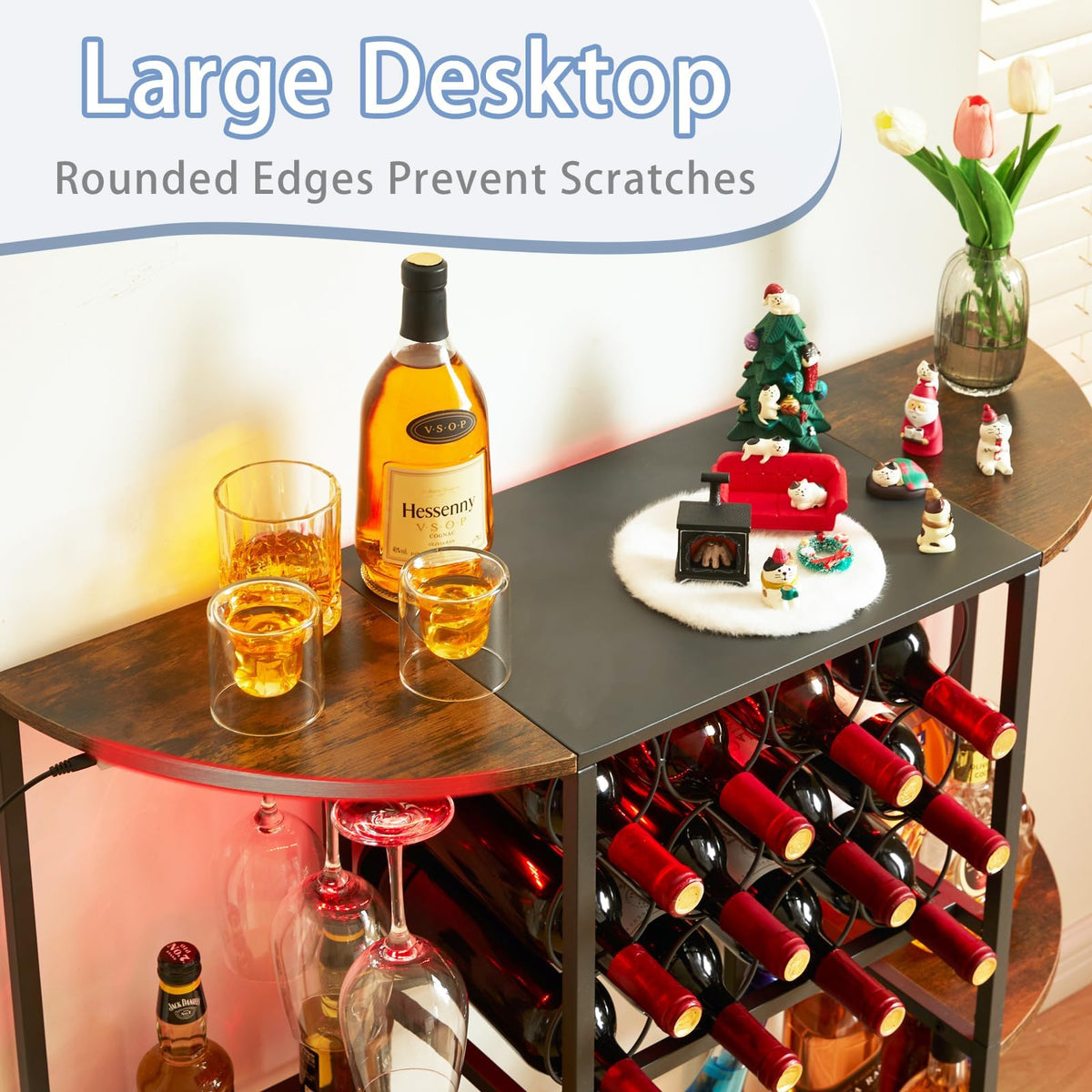 JKsmart three-sided design maximizes available space in different rooms