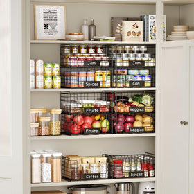 JKsmart baskets feature name plates for quick item identification