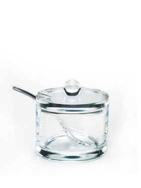 J&M DESIGN clear jar fits compact kitchen layouts and mugs