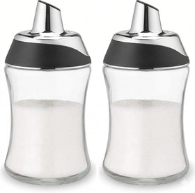 J&M Design sugar dispenser cap with pour spout for controlled sweetness.
