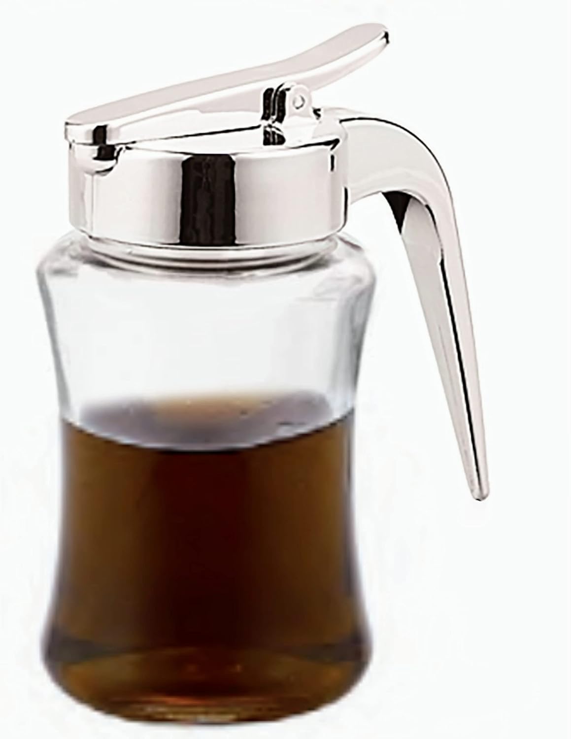 J&M DESIGN dispenser with easy-pour spout and handle for precise pouring.