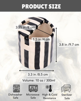 JMCRATE premium ceramic; sturdy construction and heat retention for longer enjoyment