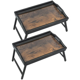 JMLHMXC bamboo bed tray close-up highlights warm grain for stylish desk meals