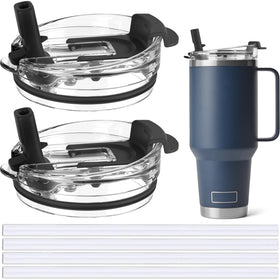 Jmoe USA replacement straw lid on a Yeti Rambler for a secure spill-resistant seal