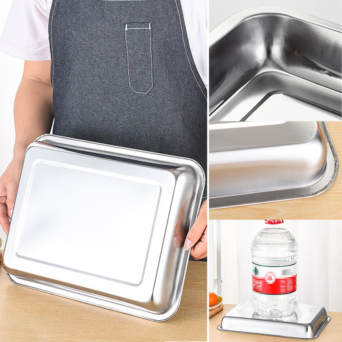 JMUSTTBO breading trays dishwasher-safe, quick cleanup after prep.