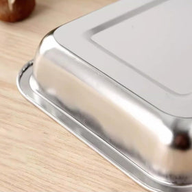 JMUSTTBO breading trays meat prep usage, ideal for coating and marinating.