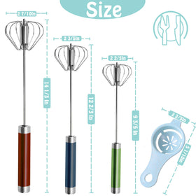 Jninexiu 12 inch whisk delivers efficient mixing with minimal effort