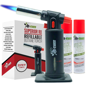 Jo Chef kitchen torch with precision flame for perfect searing