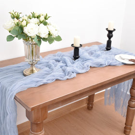Photography styling with wrinkled texture from Joanlody cheesecloth runner