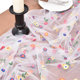 Joanlody draped table runner with edges for a refined look