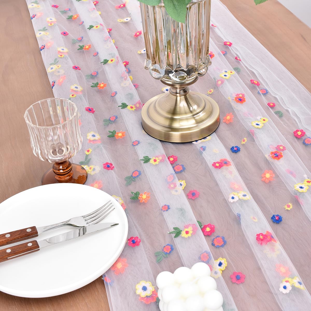Joanlody thermal-cut ends runner prevents fraying and keeps lines clean