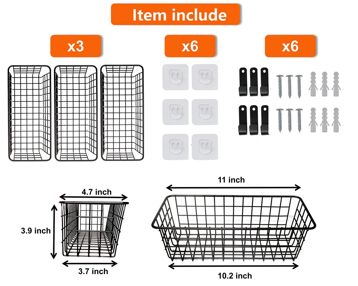 Joben Oligey adhesive no-drill storage bin mounted without screws