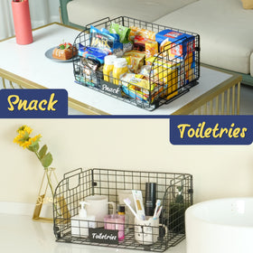 Joben Oligey steel wire construction basket with rust-resistant finish