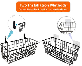Joben Oligey wall-mount fruit basket attached to kitchen wall