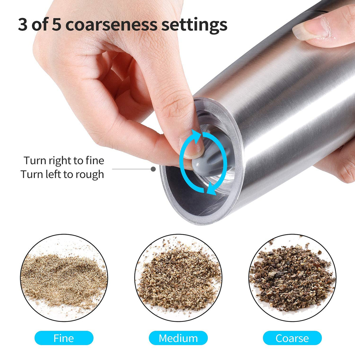 JOBKIM gravity one-hand operation design enables effortless seasoning during gatherings.