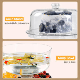 JOCHER 12-inch platform supports multi-layer desserts and treats.