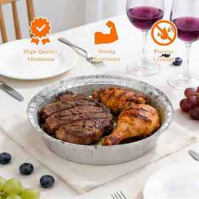 JOCHER 9-inch pie pans illustrate even heat distribution for crisp crusts.