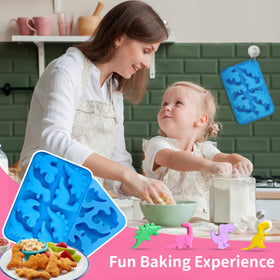 JOERSH dinosaur mold set for kid-friendly snacks and treats