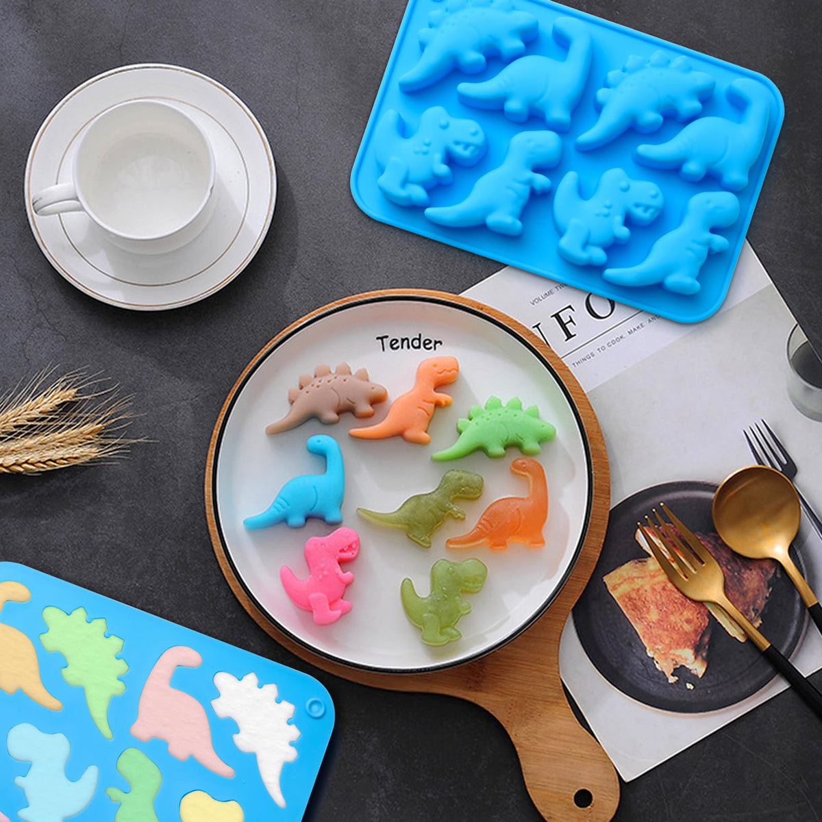 JOERSH easy-release silicone mold speeds cleanup