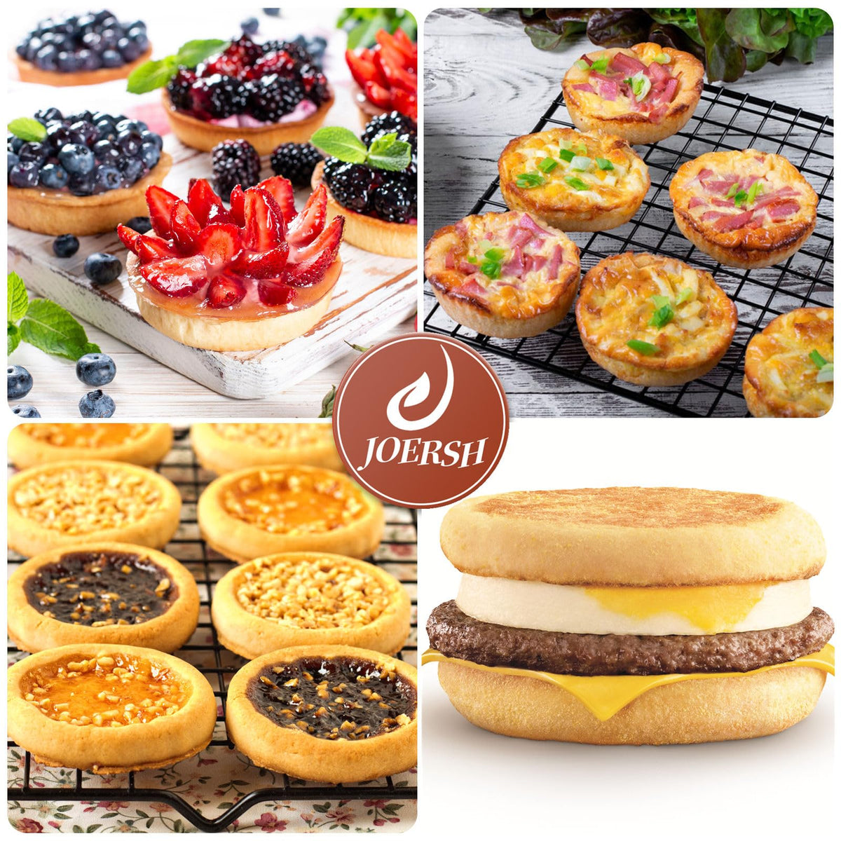 JOERSH oven-safe silicone muffin top mold expands breakfast options.