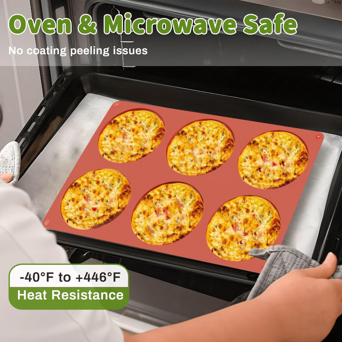 JOERSH 4-inch rounds ideal for eggs, muffins, and buns.