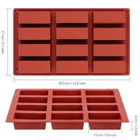 JOERSH non-stick silicone mold enables easy release for energy bars.