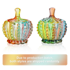 Joeyan jewelry-storage glass jar doubles as a chic keepsake box.