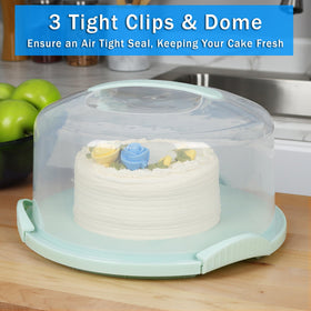 JOEY'Z 13-inch cake capacity diagram helps plan space.