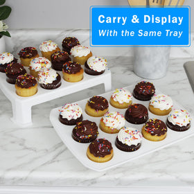 Joey'z 3.5-inch tall tiers accommodate elaborate frosting