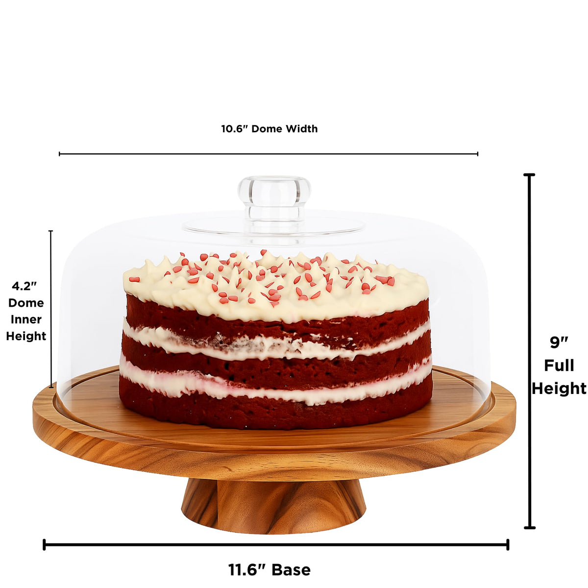Joey'z 6-in-1 cake stand dips bowl demonstrates multipurpose use.