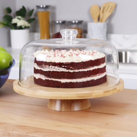 JOEY'Z dips bowl pairing with cake stand for appetizers.