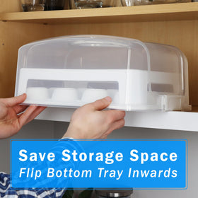 Joey'z BPA-free durable plastic cupcake case for long use