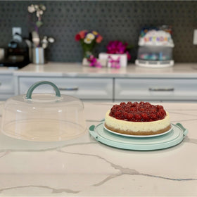 JOEY'Z fits-10x4-5 design accommodates pies and cheesecakes securely