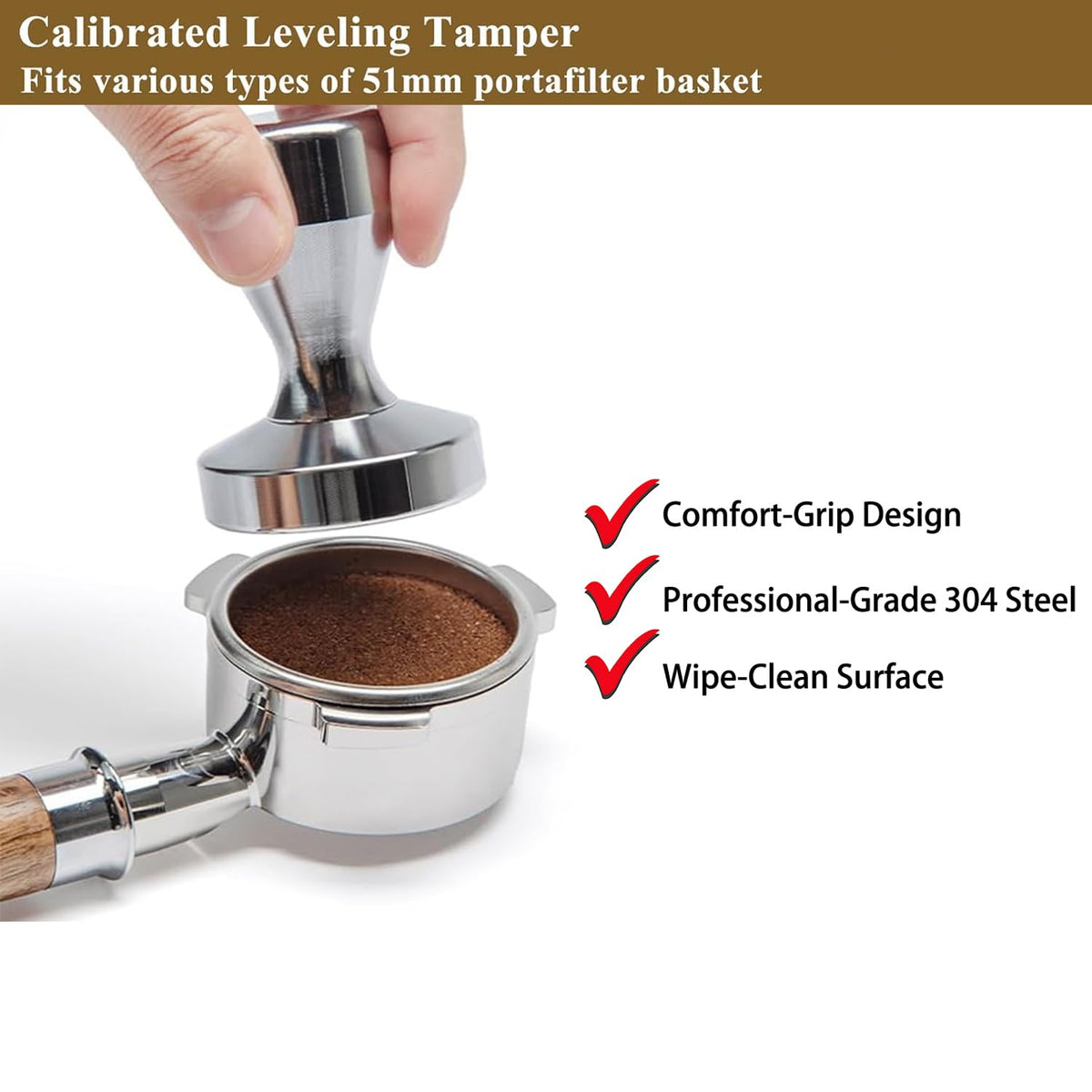 JOEZEST WDT tool espresso aiding even distribution and reduced splashing