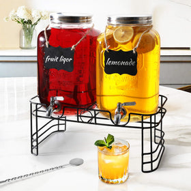 JOFUYU drink dispenser set ideal for outdoor events and gatherings.