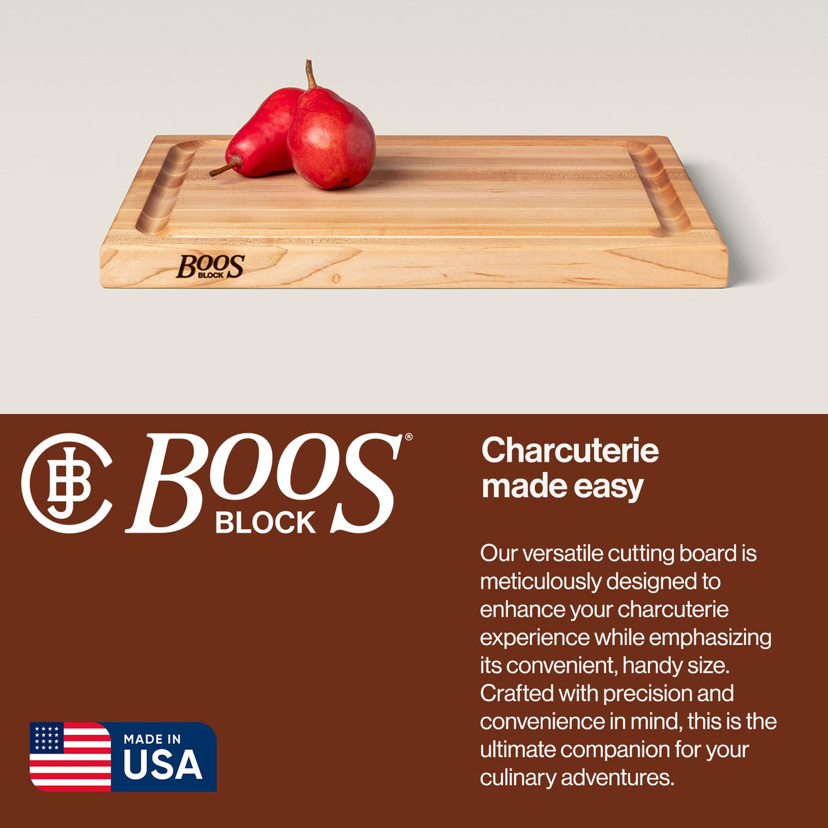 John Boos CB Series reversible sides for versatile prep and serving