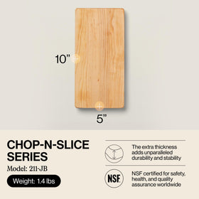 John Boos Chop-N-Slice end-grain maple closeup showing durable surface