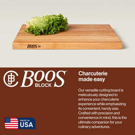 John Boos R-Board finger grips ensure easy handling during prep.