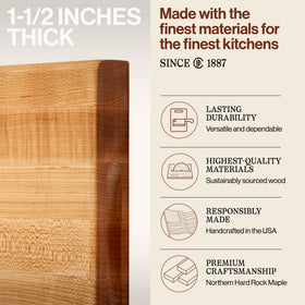 Reversible sides of the R-Board for versatile prep and presentation.
