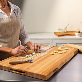 John Boos R-Board USA-made emblem signals trusted craftsmanship.
