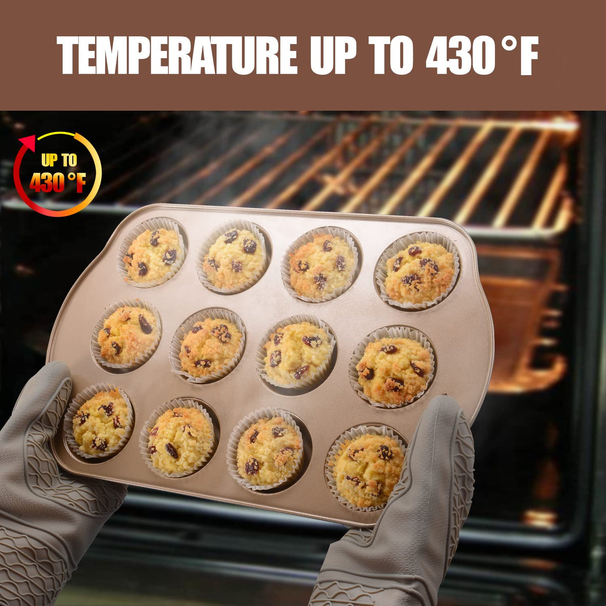 JOHO BAKING 2-in-1 set for muffins and mini desserts.