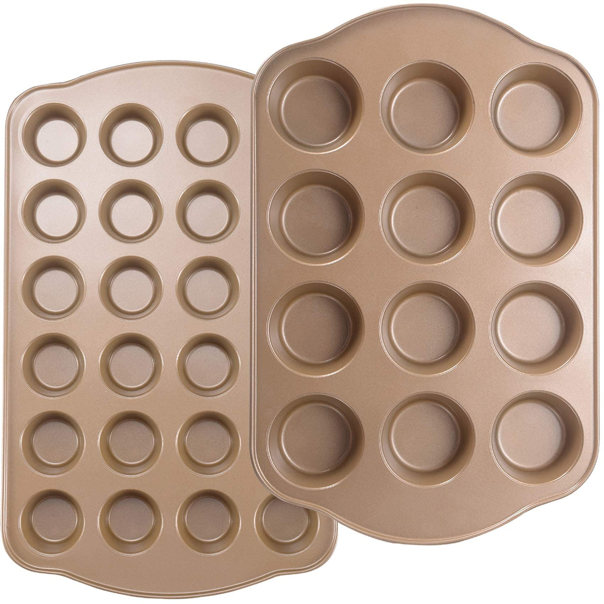 JOHO BAKING regular 12-cup muffin pan for even muffins.