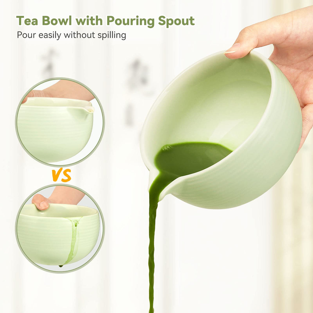 Joiish measuring spoon for precise powder-to-water ratios.