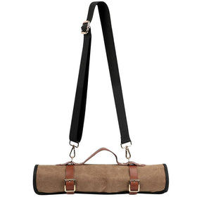JOINDO Knife Roll shows rugged waxed canvas for outdoor durability.