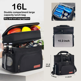 JOINGO lunch box dual-deck design protects sandwiches and fruit from crushing.
