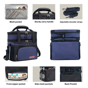 JOINGO lunch box features multiple compartments for utensils, phone, and keys.