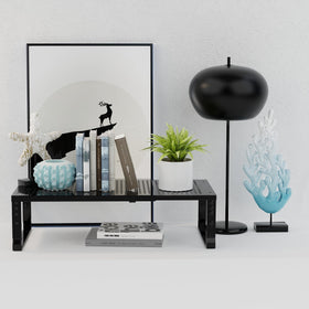 Jojocross adjustable-width shelf adapts to spaces for extra tiers.