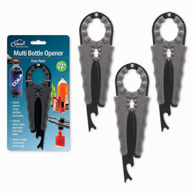 Jokari 3-pack in-hand opener eases bottle and can access.